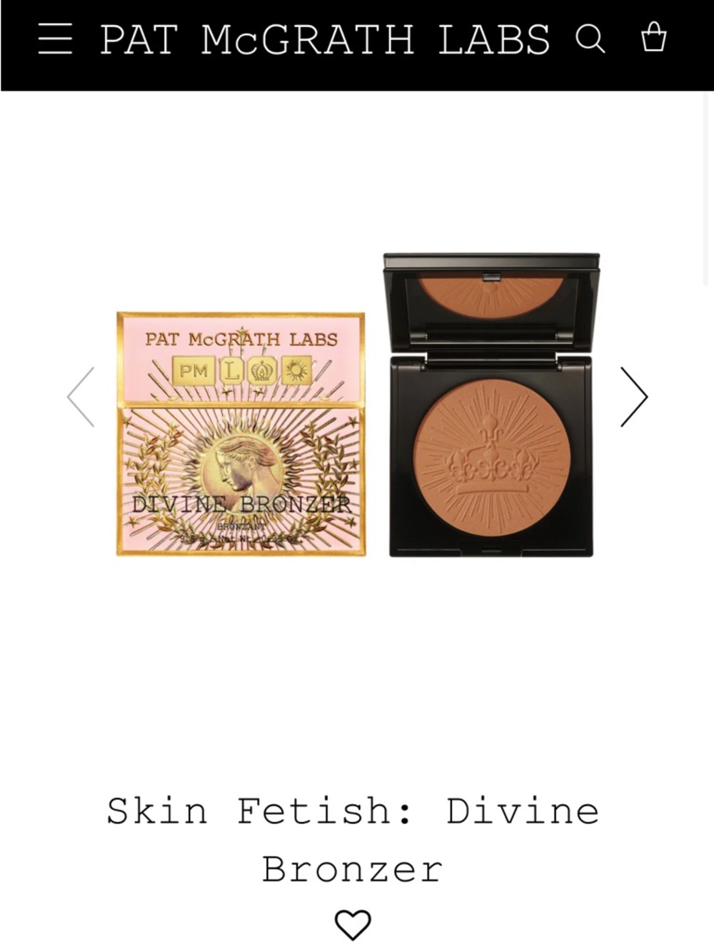 Pat McGrath Skin Fetish: Divine Bronzer Desert Glow